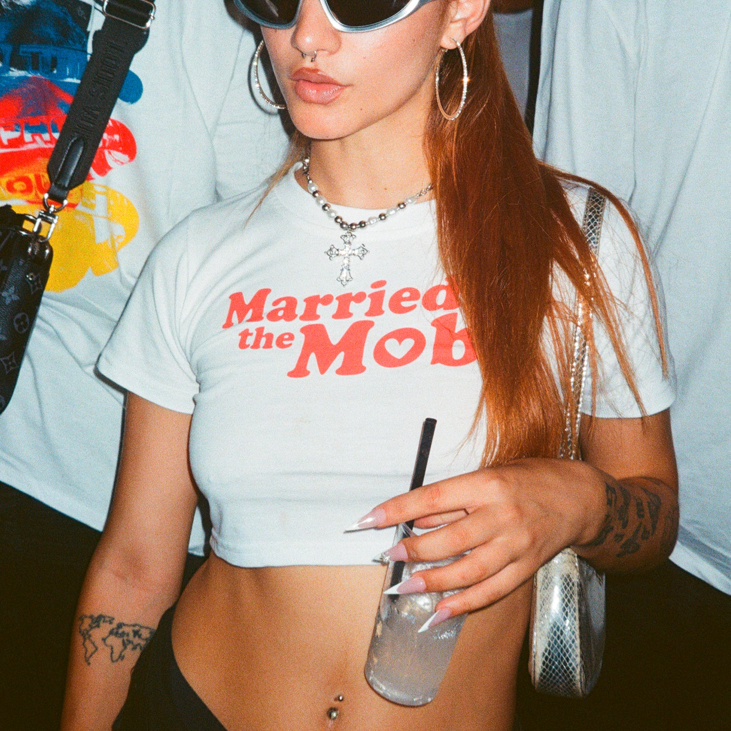 Married To The Mob Crop Top